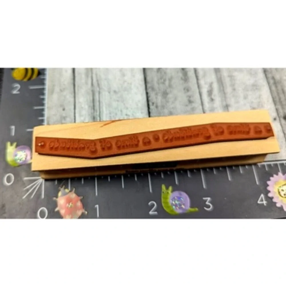 Hero Arts Wavy Gratitude F3586 Thanks Rubber Stamp Wood #A81